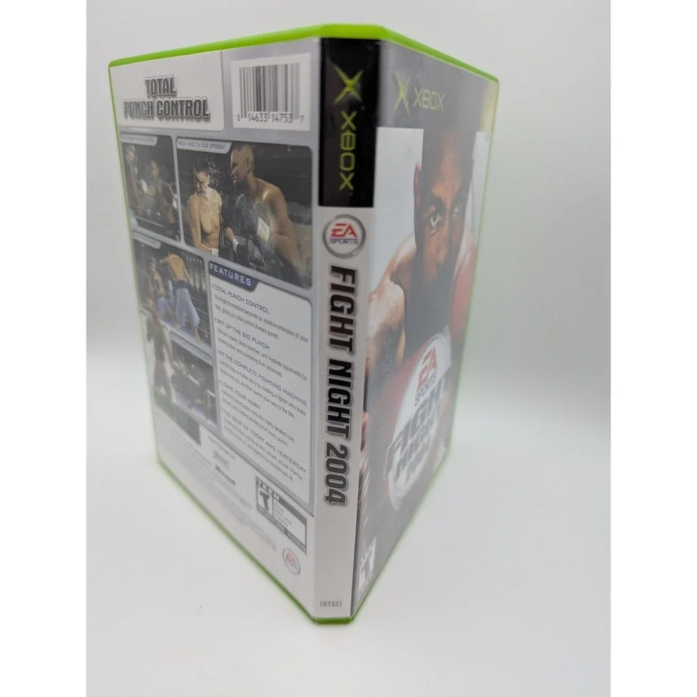 Fight Night 2004 (Microsoft Xbox, 2004) Original OG Xbox Complete Near Mint